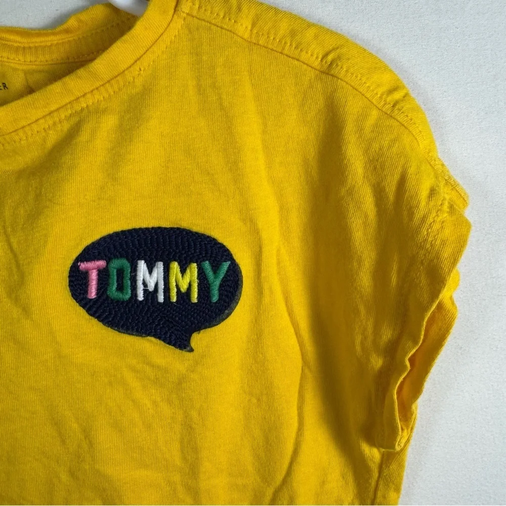 Tommy Hilfiger Yellow Short Sleeve Tee Girls Sizes S